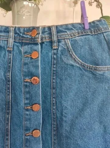 Stradivarius Saia jeans 34 – photo 3
